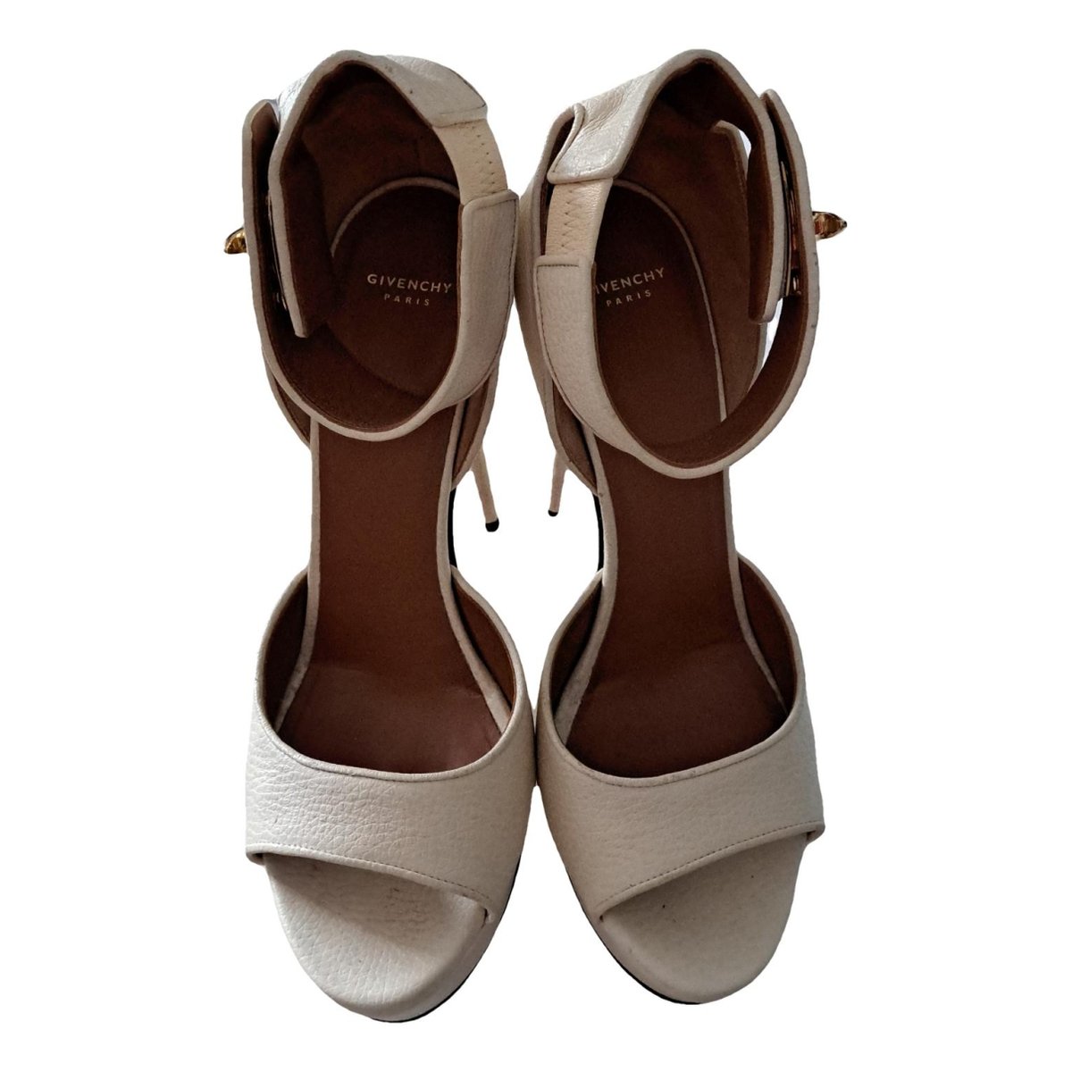 Shark leather sandals