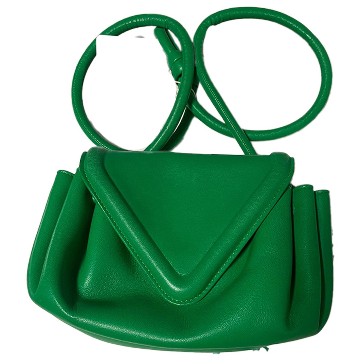 Beak leather crossbody bag