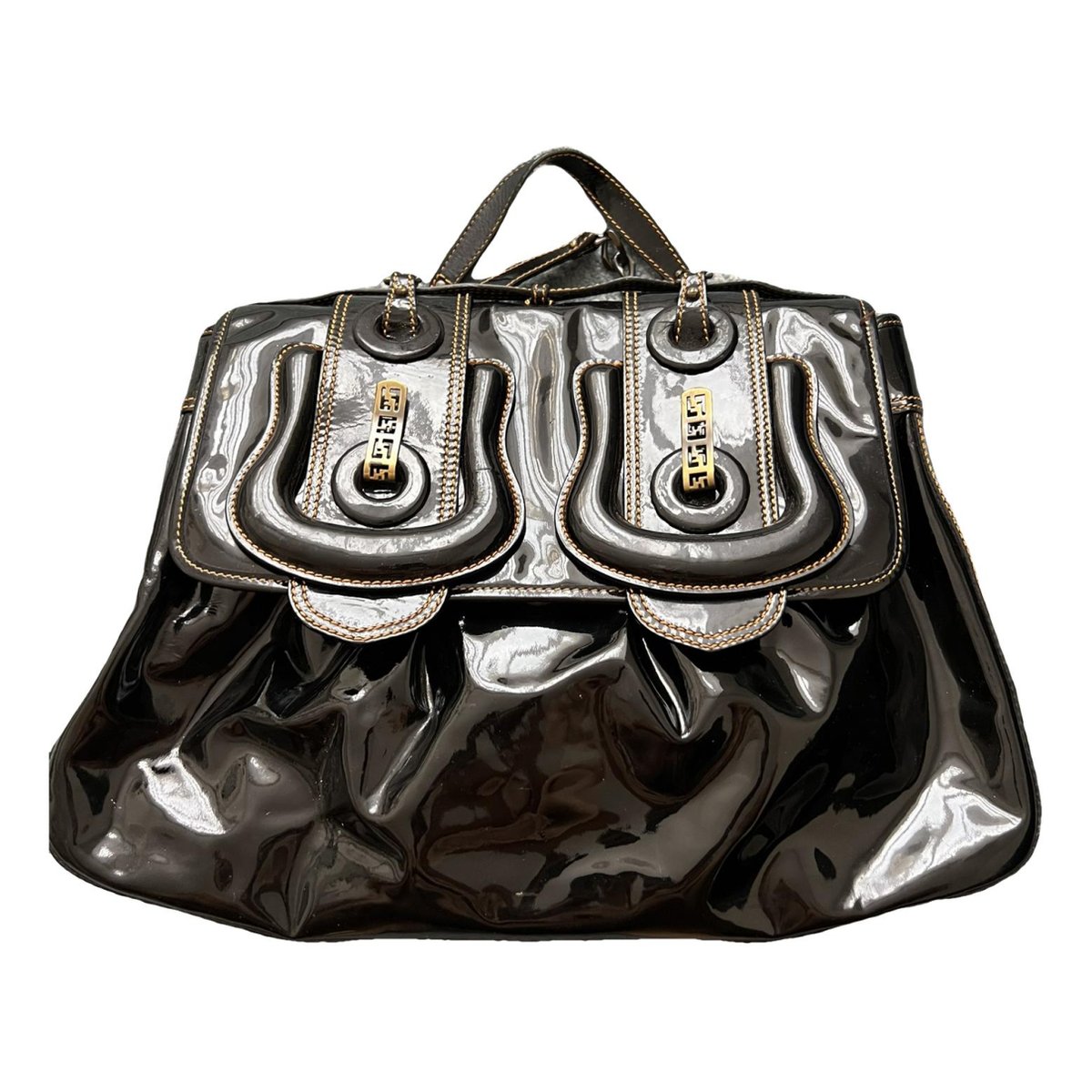 Bag patent leather handbag