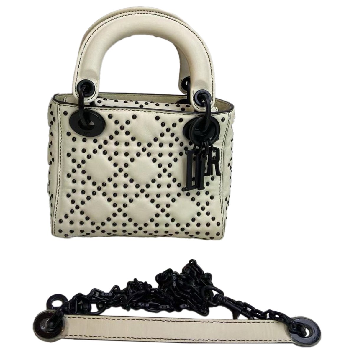 Lady Dior leather handbag