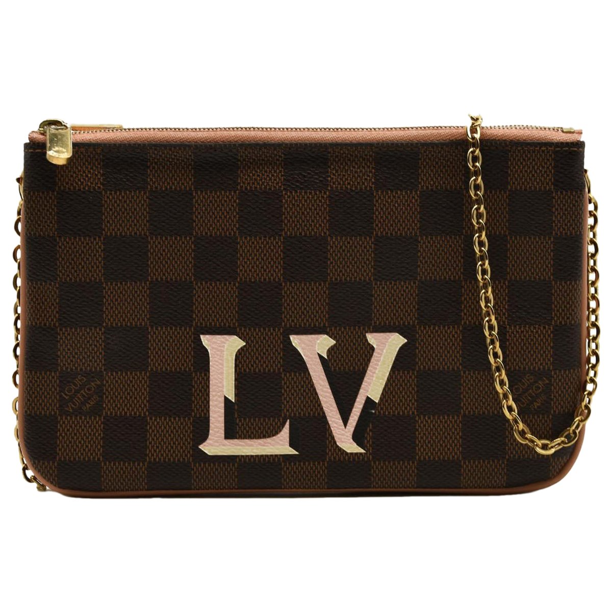 Double zip handbag
