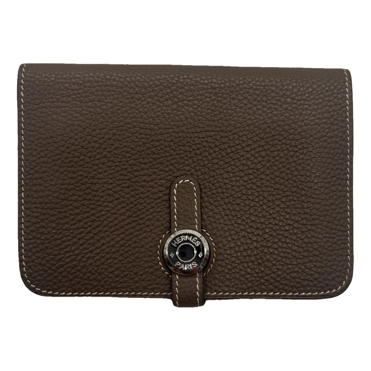 Dogon leather clutch bag
