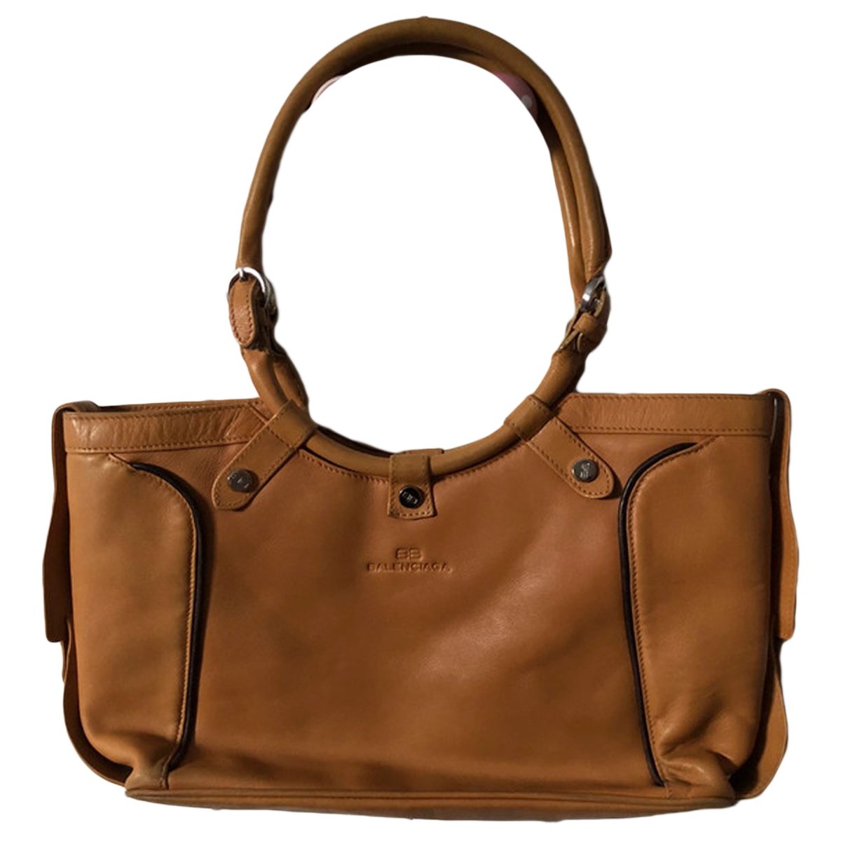 Work leather handbag