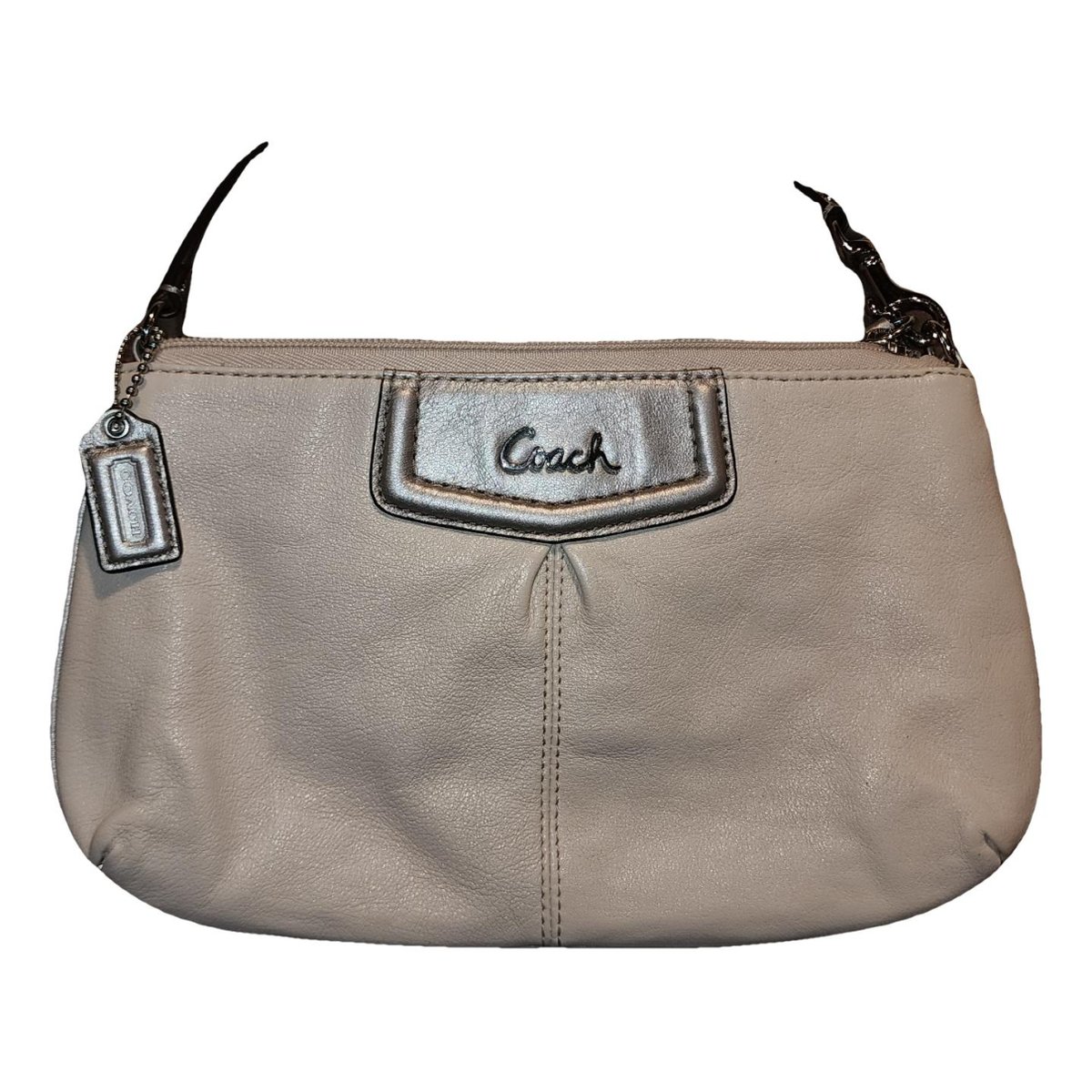Signature Sufflette leather clutch bag
