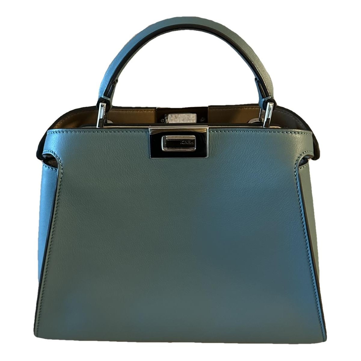 Peekaboo leather handbag