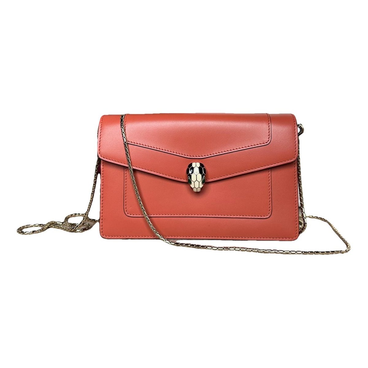 Serpenti leather handbag