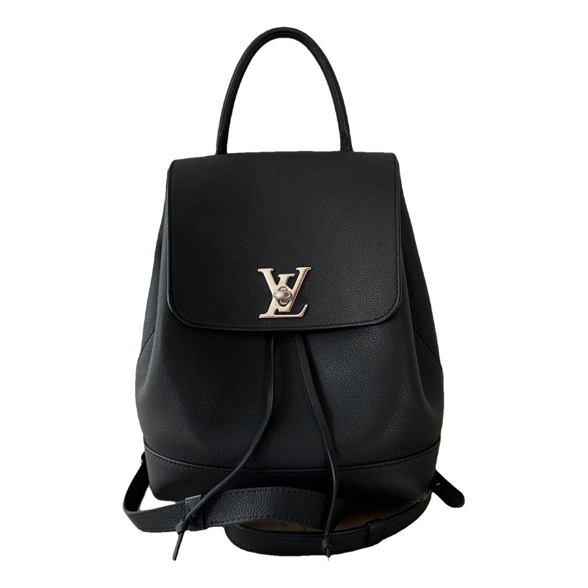 Lockme leather backpack