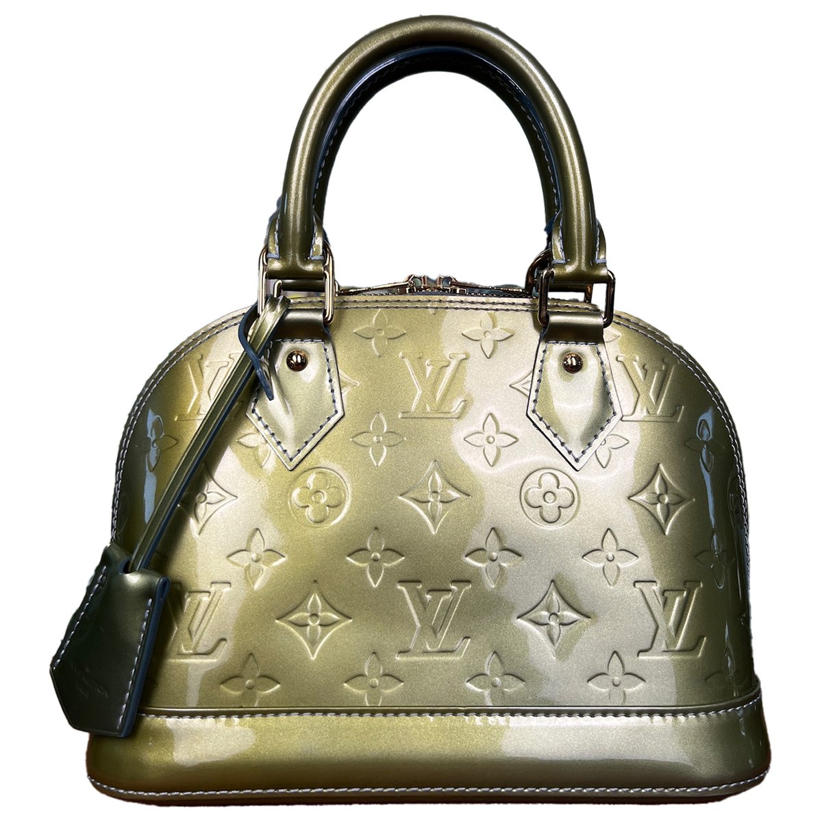 Alma BB patent leather handbag