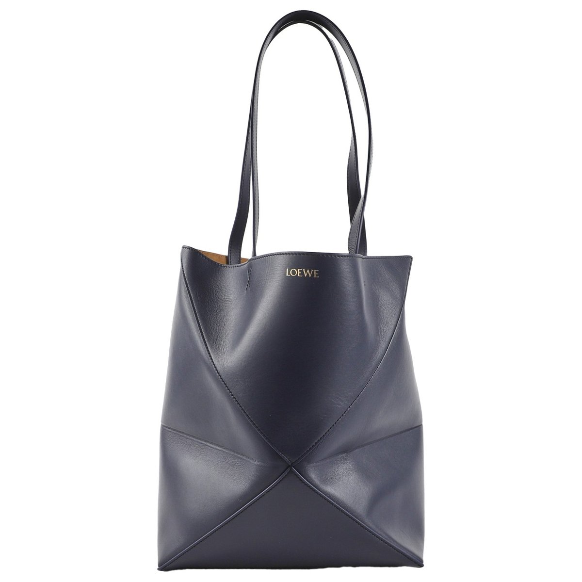 Puzzle Fold leather tote