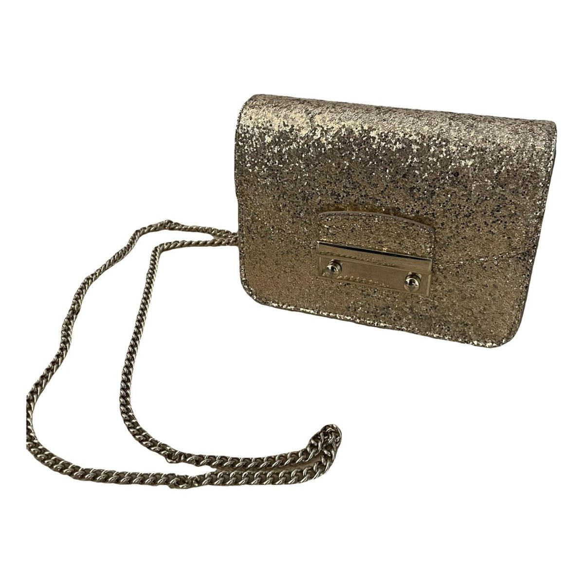 Metropolis glitter clutch bag