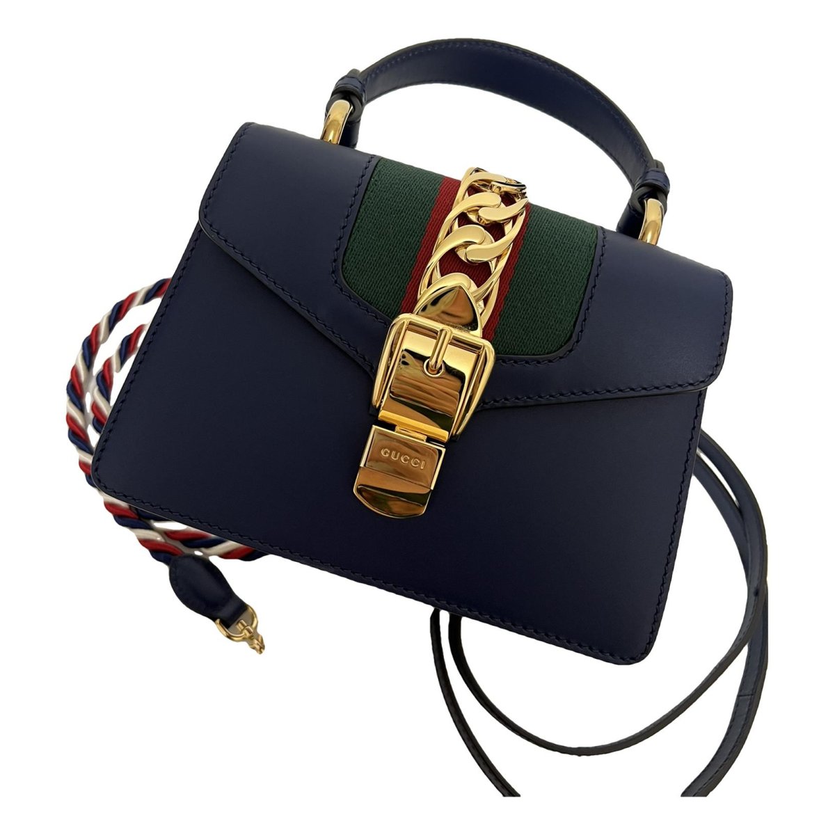Sylvie Top Handle leather handbag
