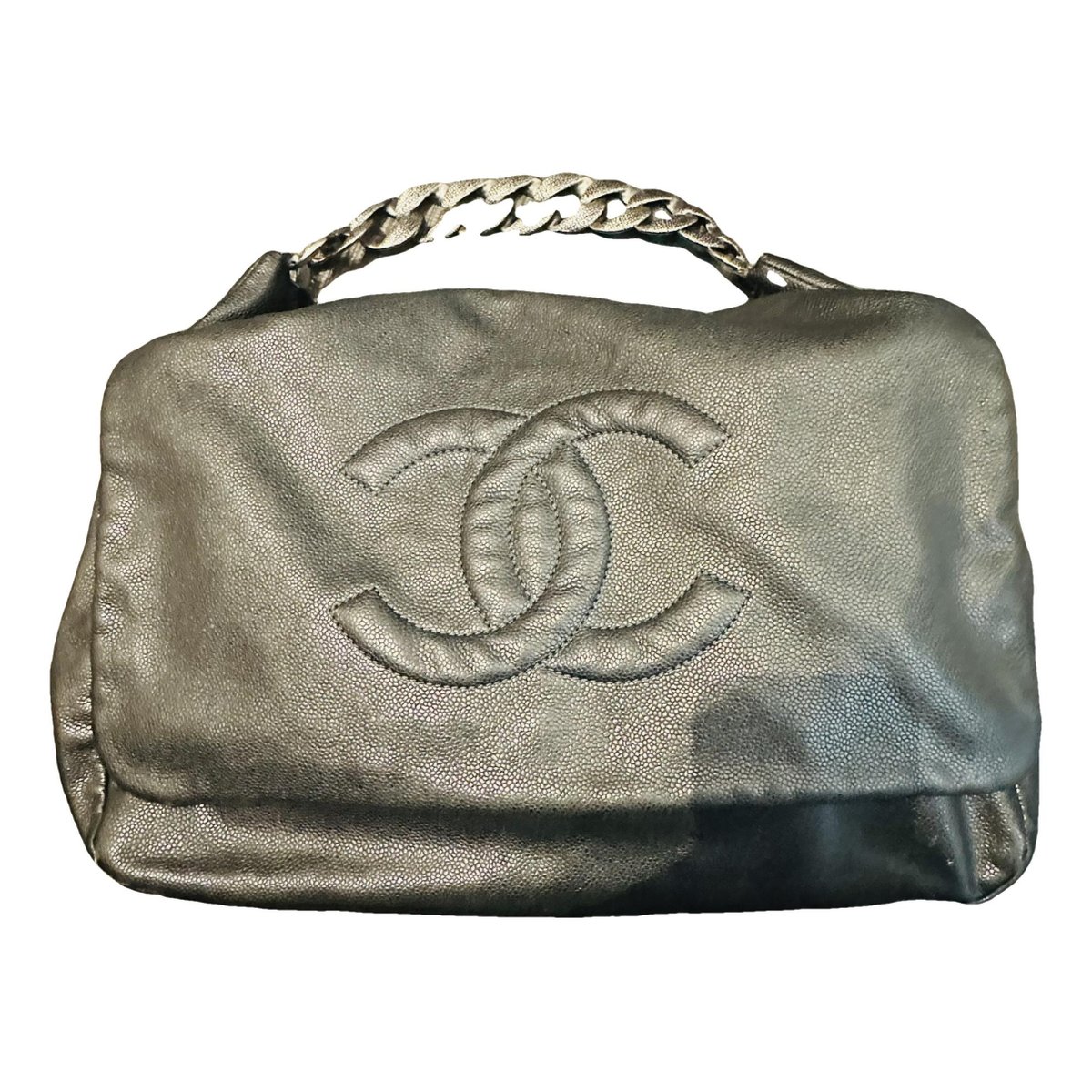 Vintage CC Chain leather handbag
