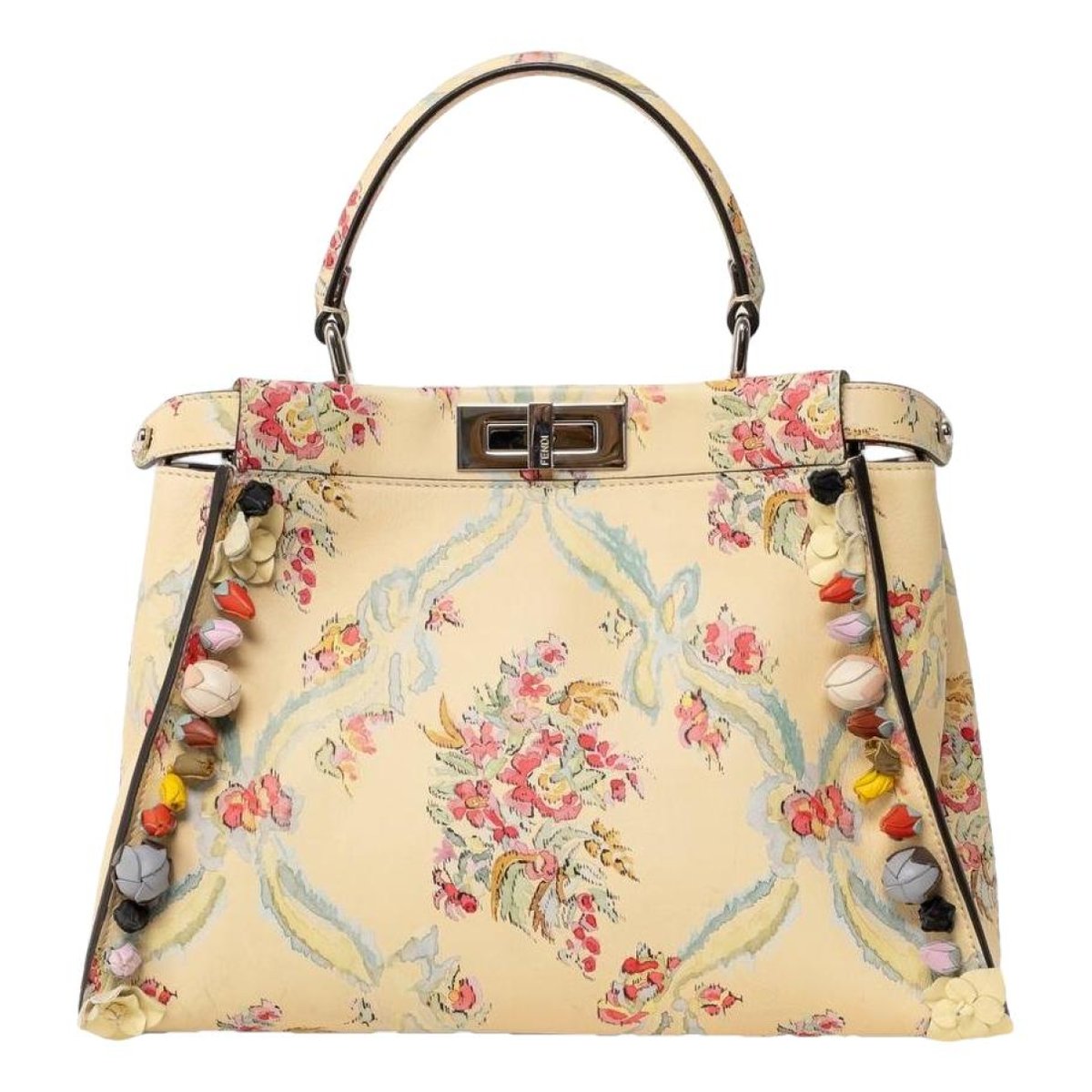 Peekaboo leather handbag
