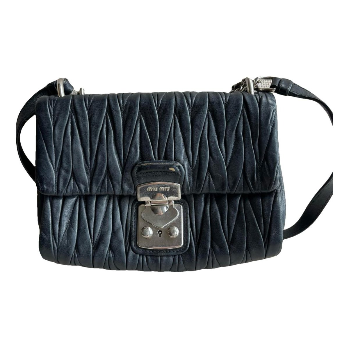 Miu Confidential leather handbag