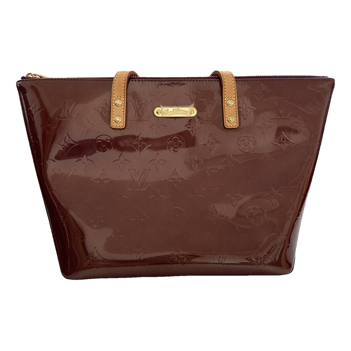 Bellevue patent leather handbag