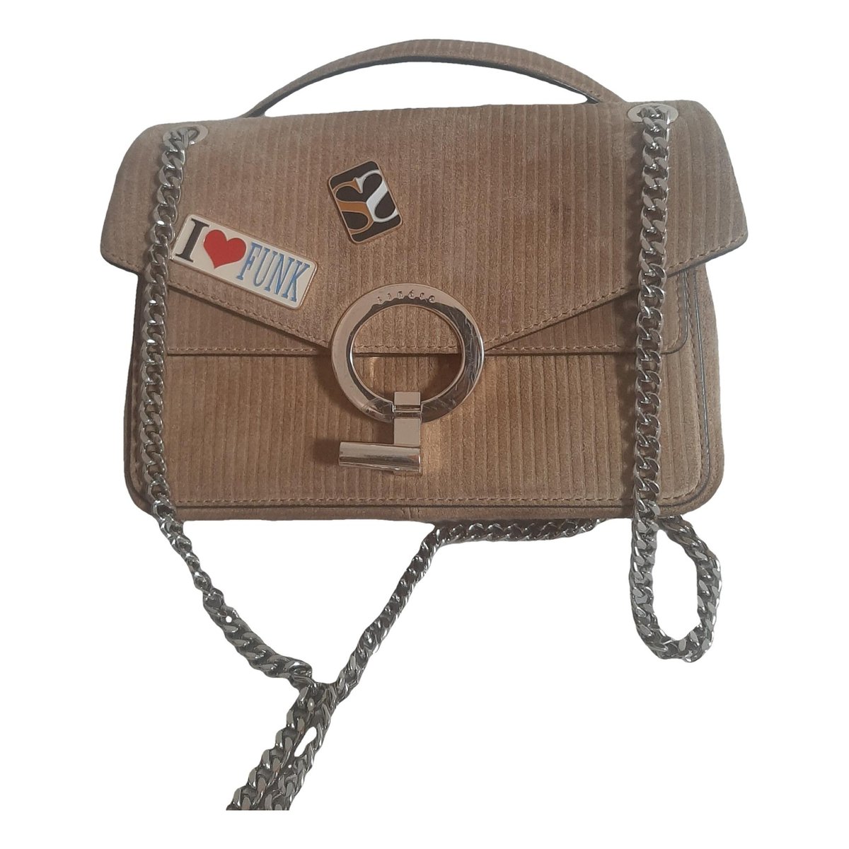 Yza velvet handbag