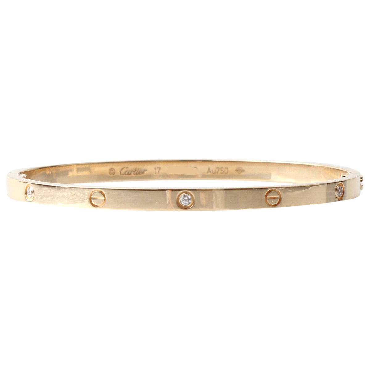 Love PM yellow gold bracelet