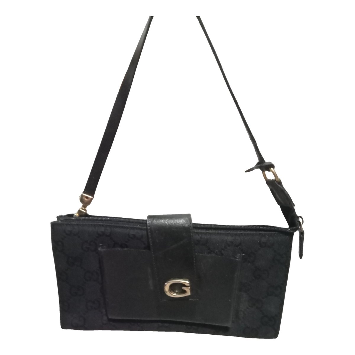 1973 leather clutch bag