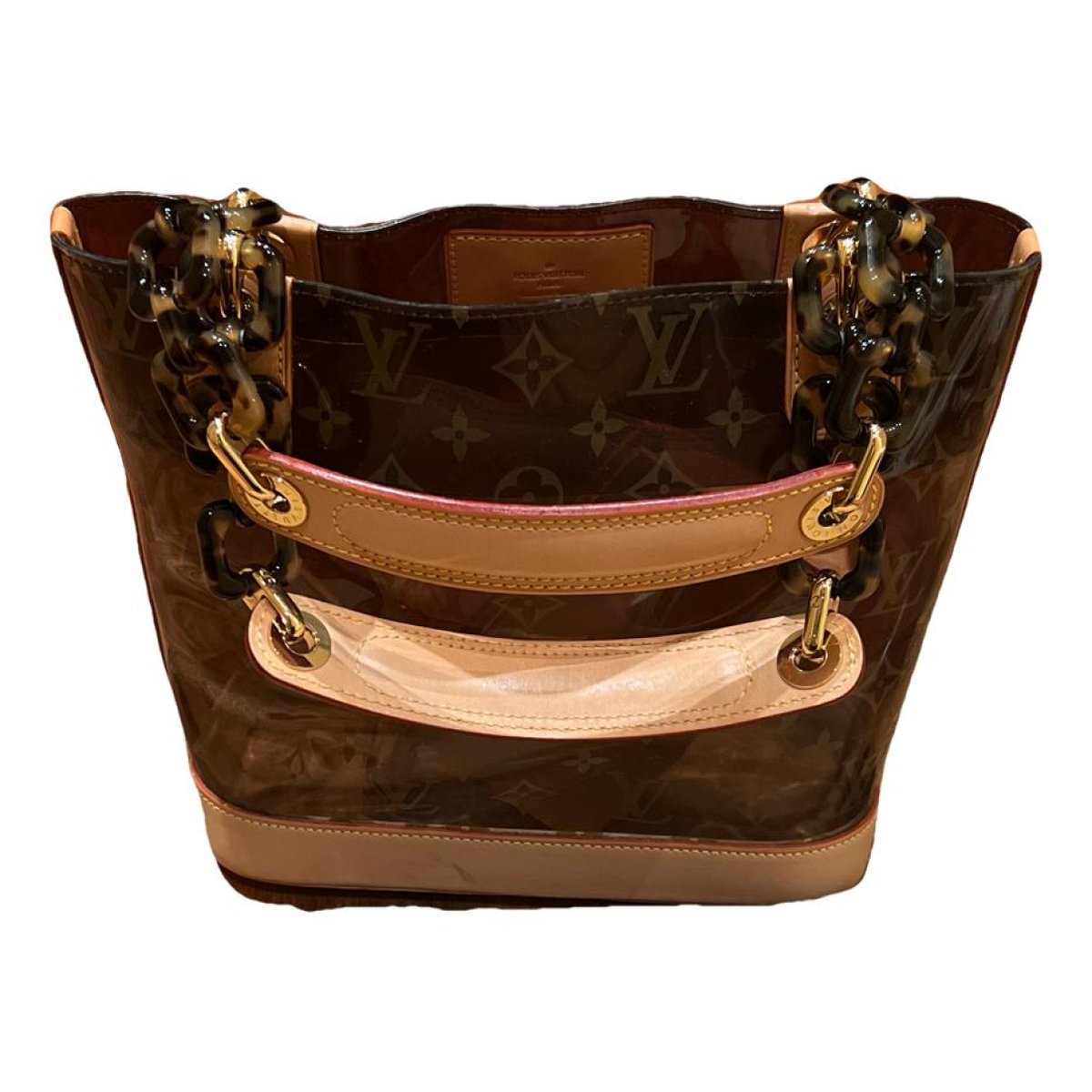 Ambre leather handbag