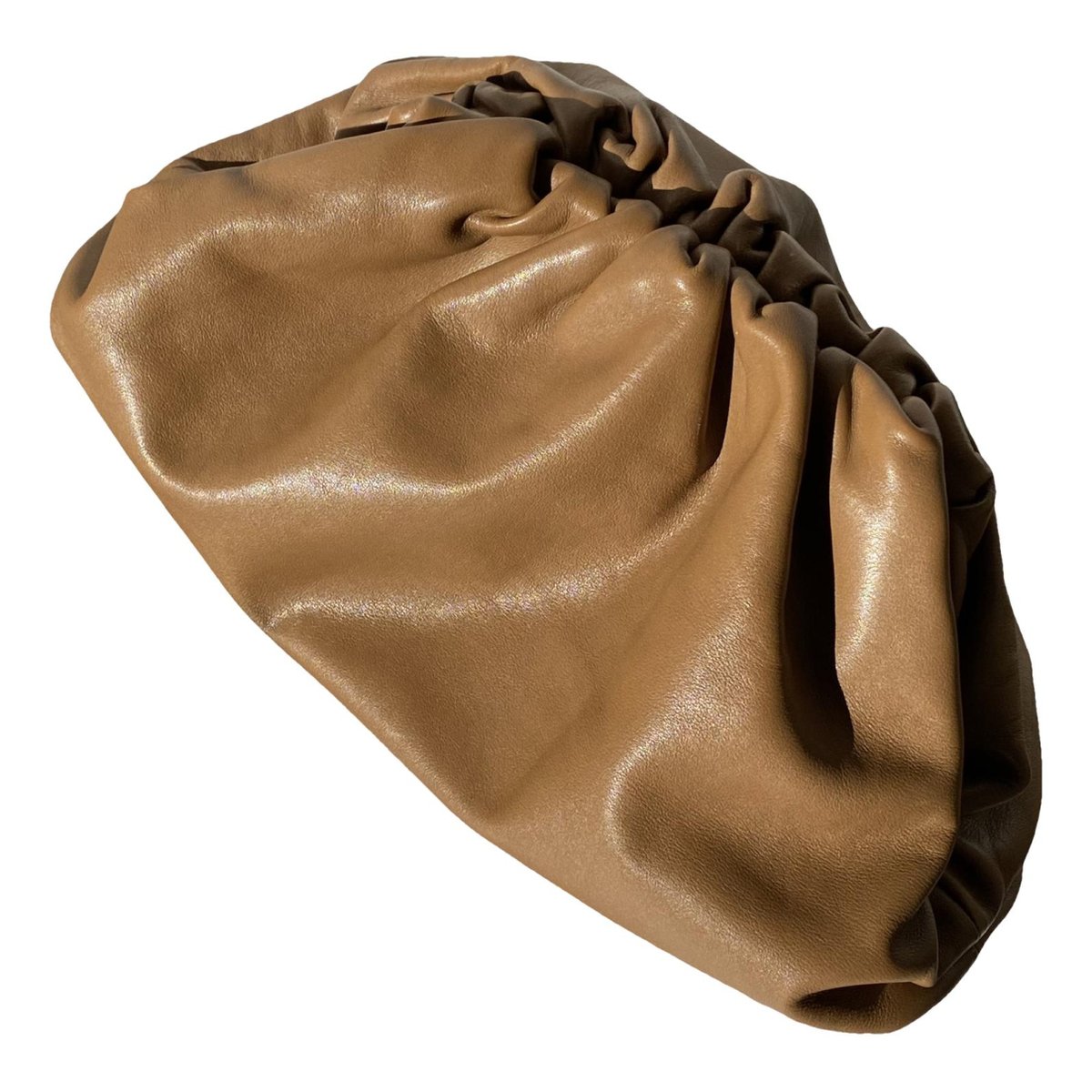 Pouch leather clutch bag