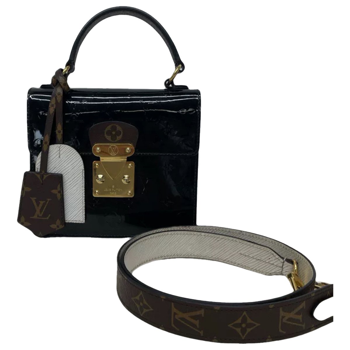 Spring street leather handbag