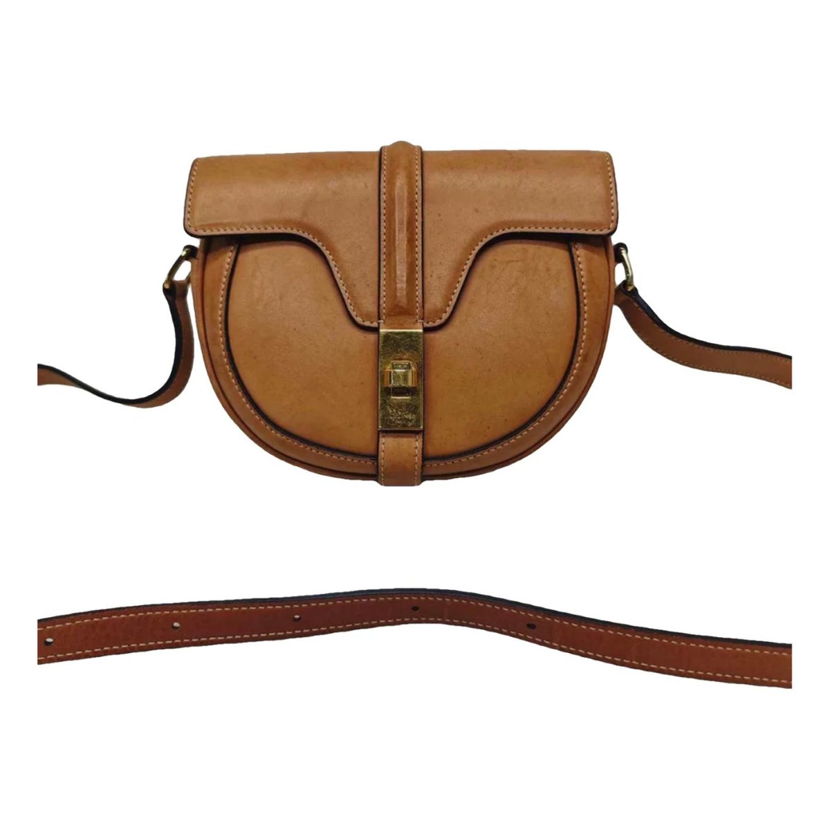 SAC 16 BESACE leather handbag