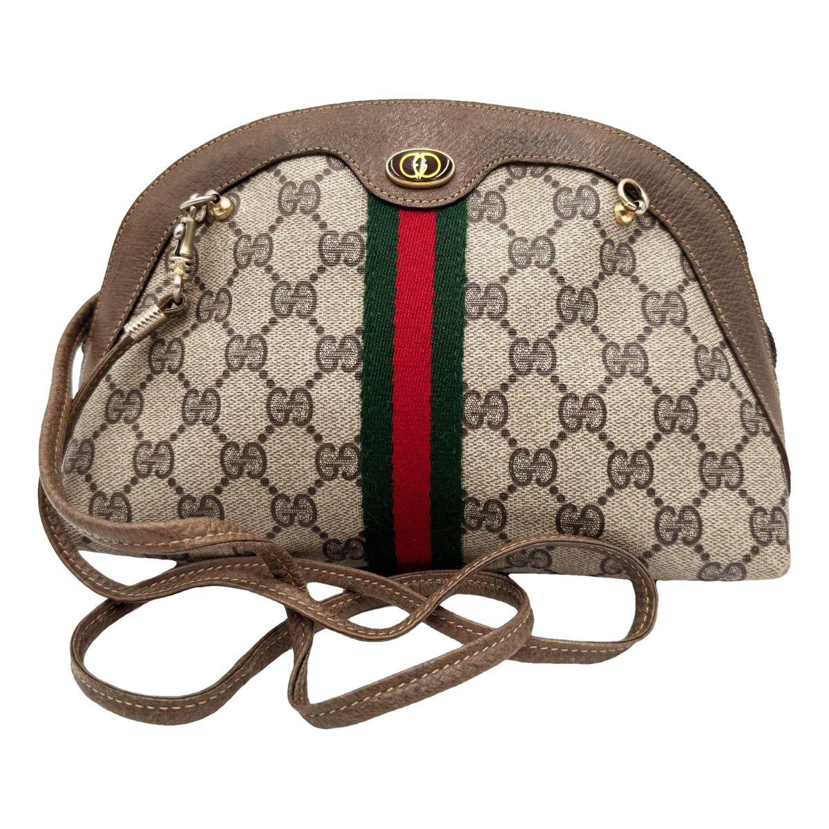 Ophidia Dome cloth crossbody bag