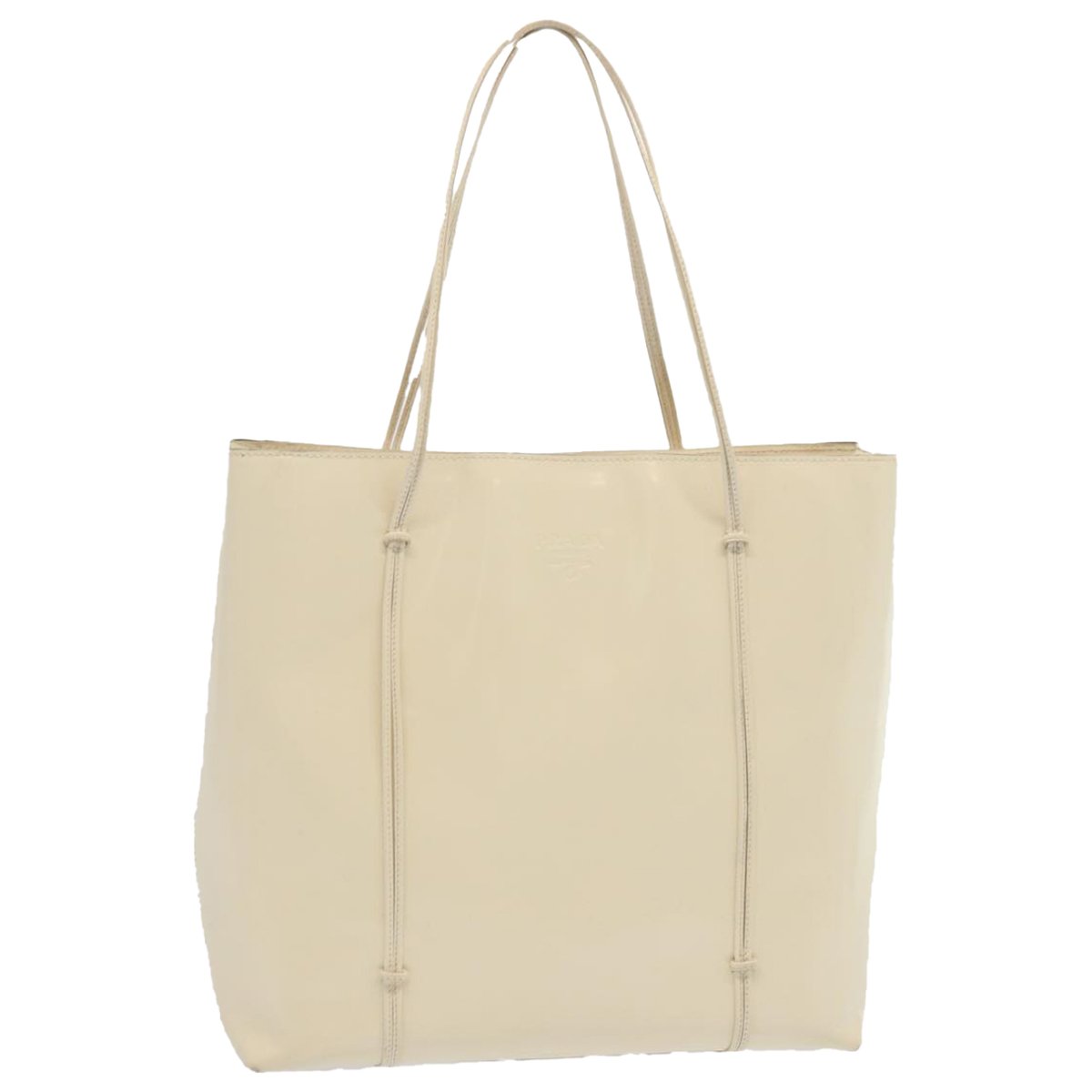 Saffiano patent leather handbag