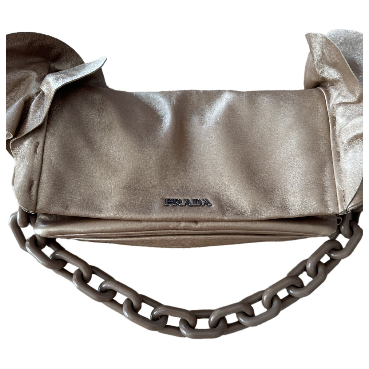 Diagramme leather clutch bag