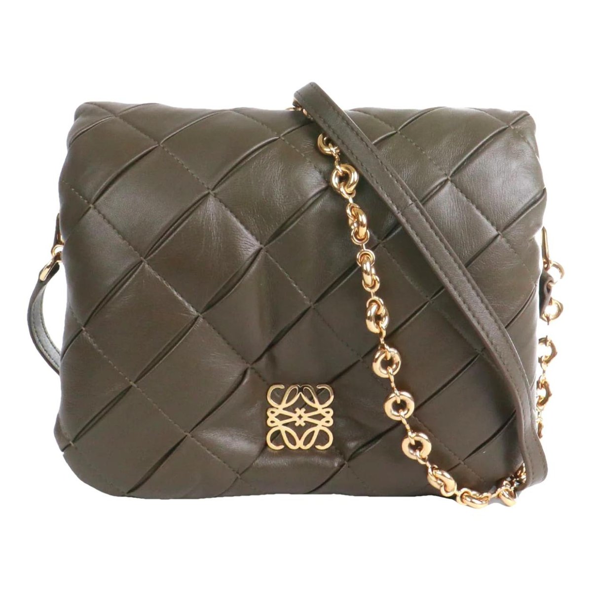 Goya Puffer leather crossbody bag