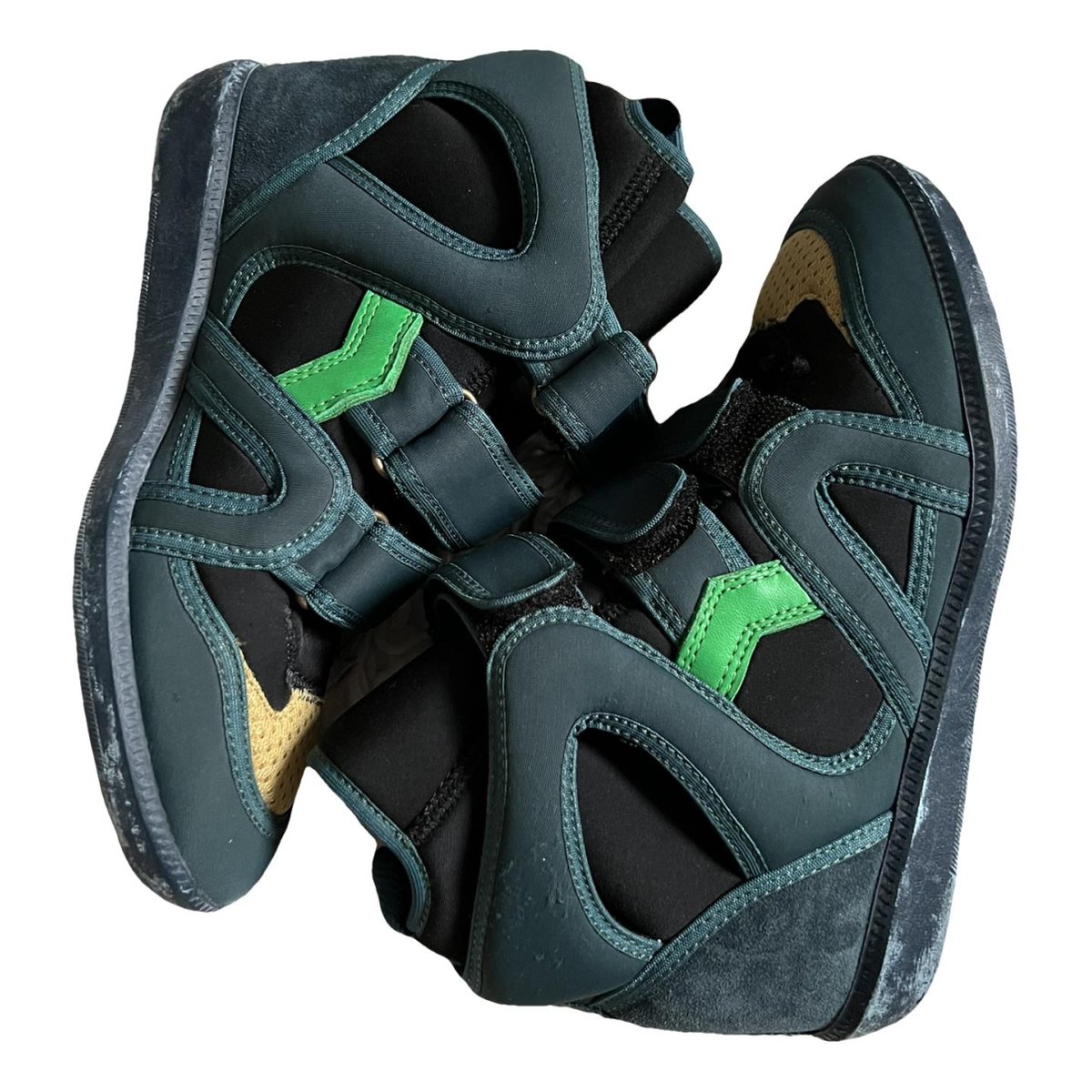 Buckee leather trainers