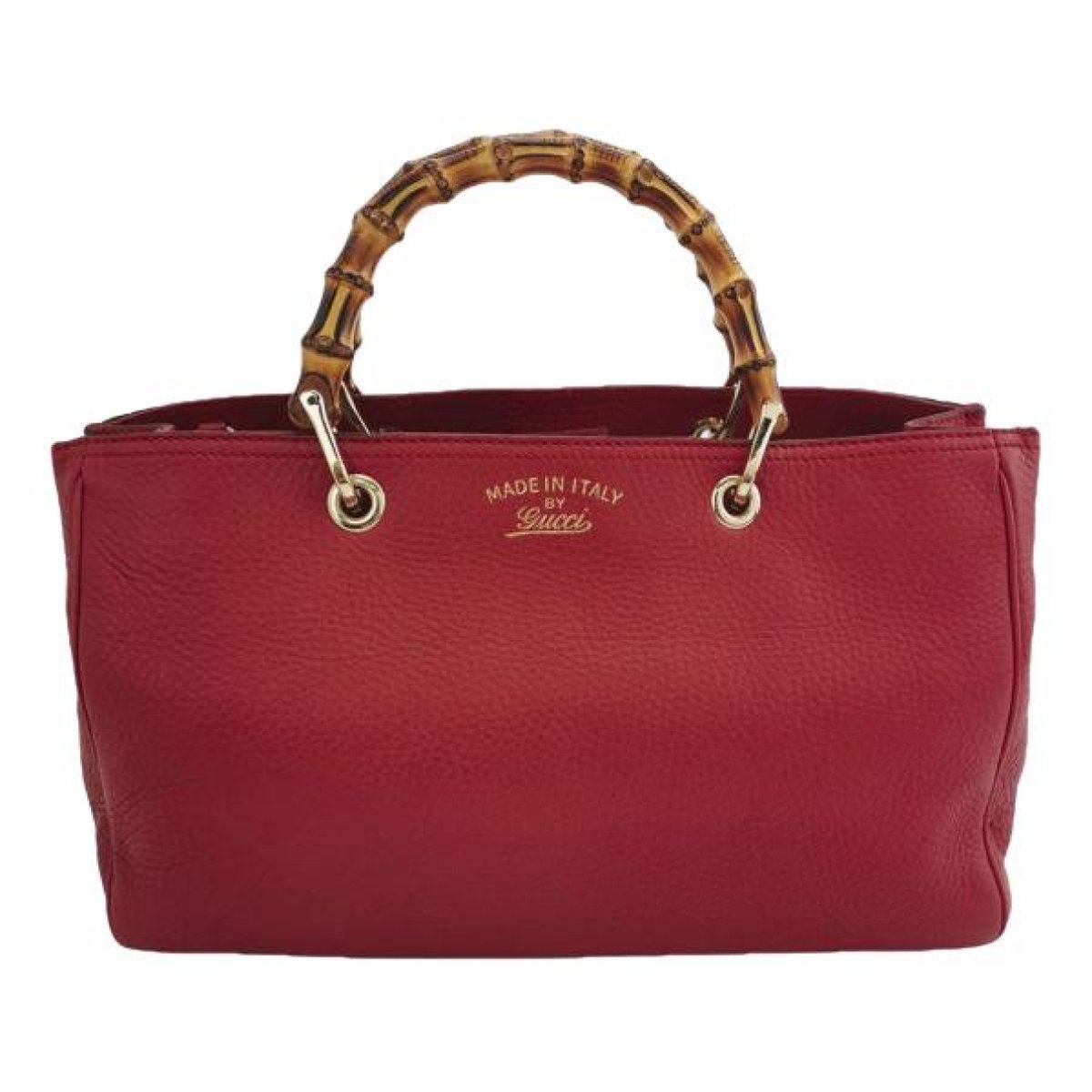 Bamboo Shopper leather tote