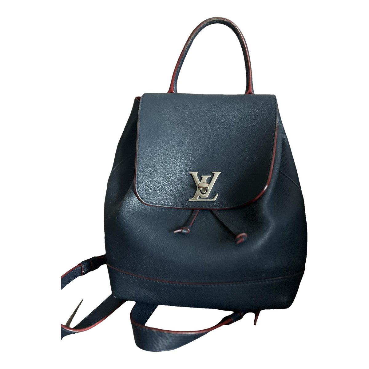 Lockme leather backpack