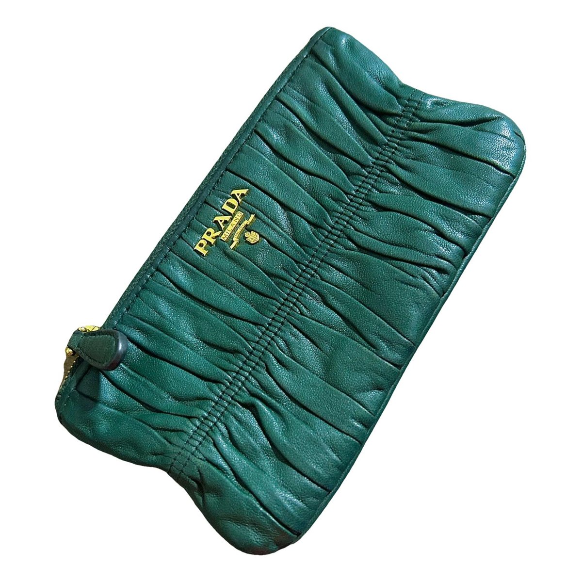 Diagramme leather clutch bag