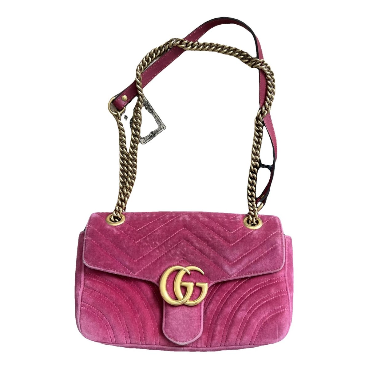 GG Marmont Flap velvet crossbody bag
