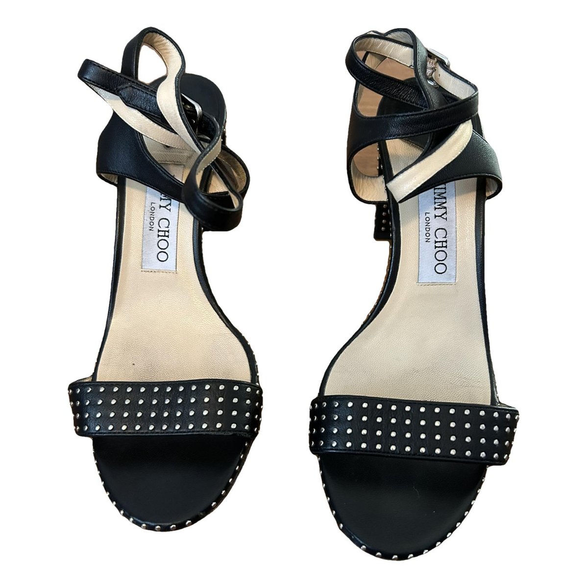 Diamond Tilda leather heels