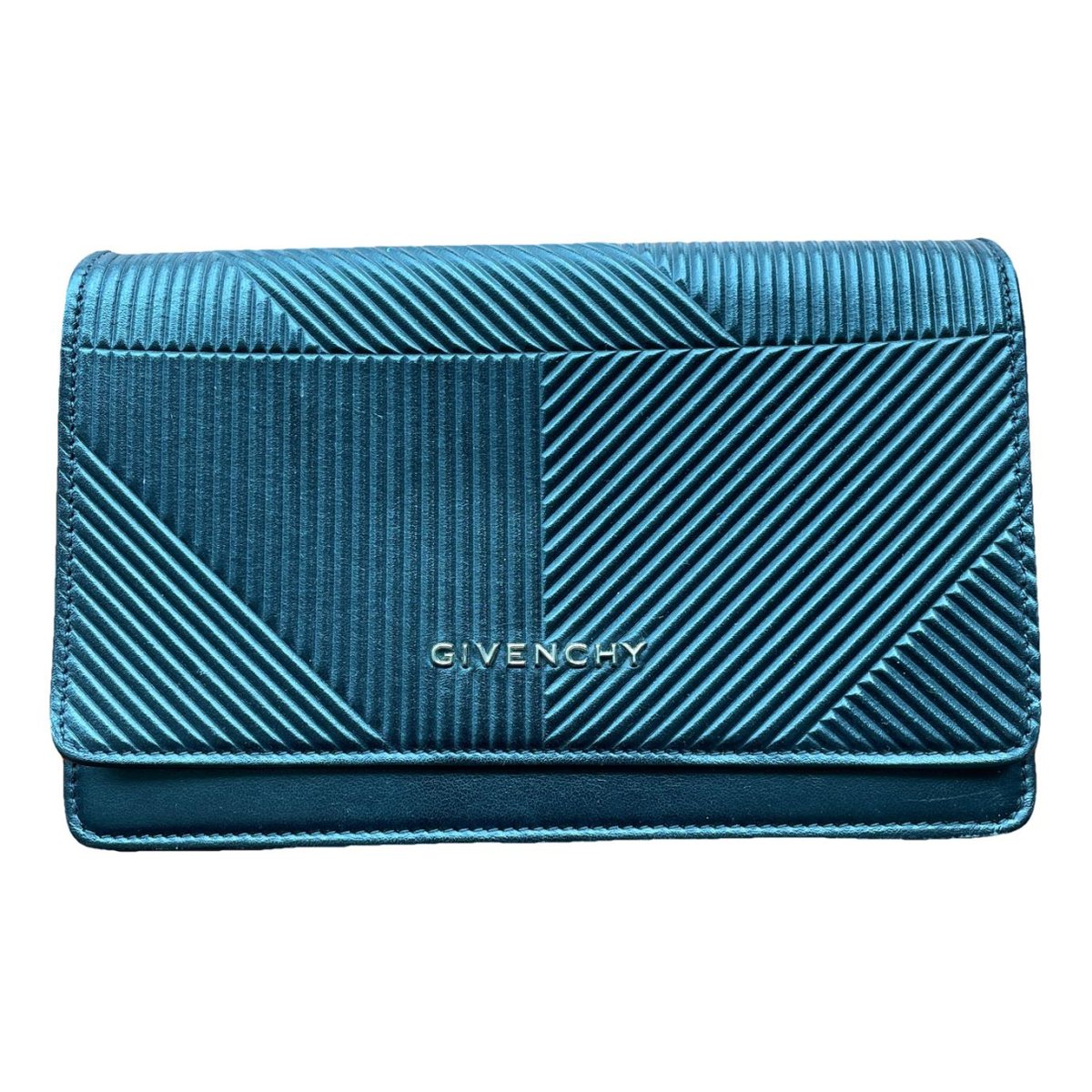 Pandora leather clutch bag