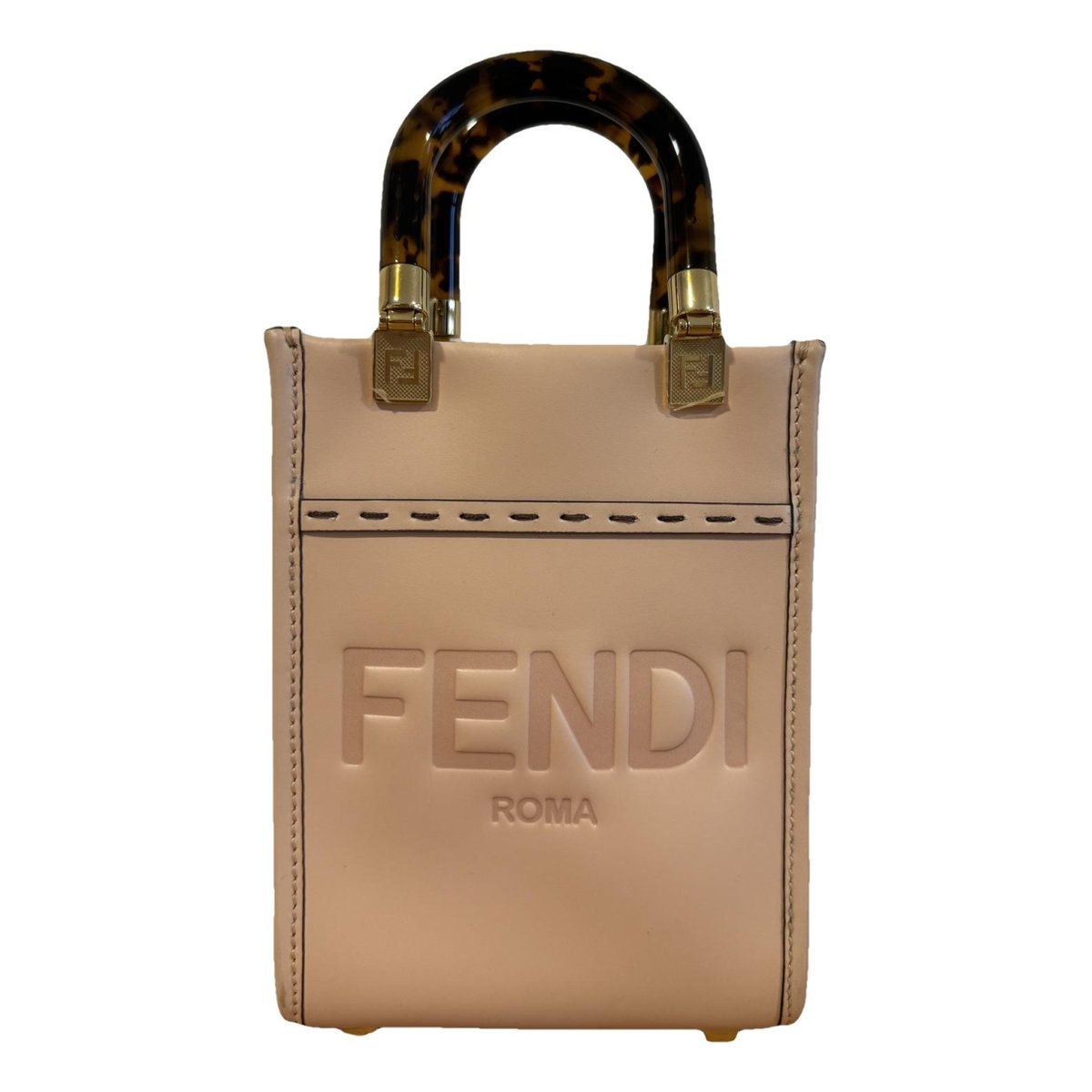 Sunshine leather tote