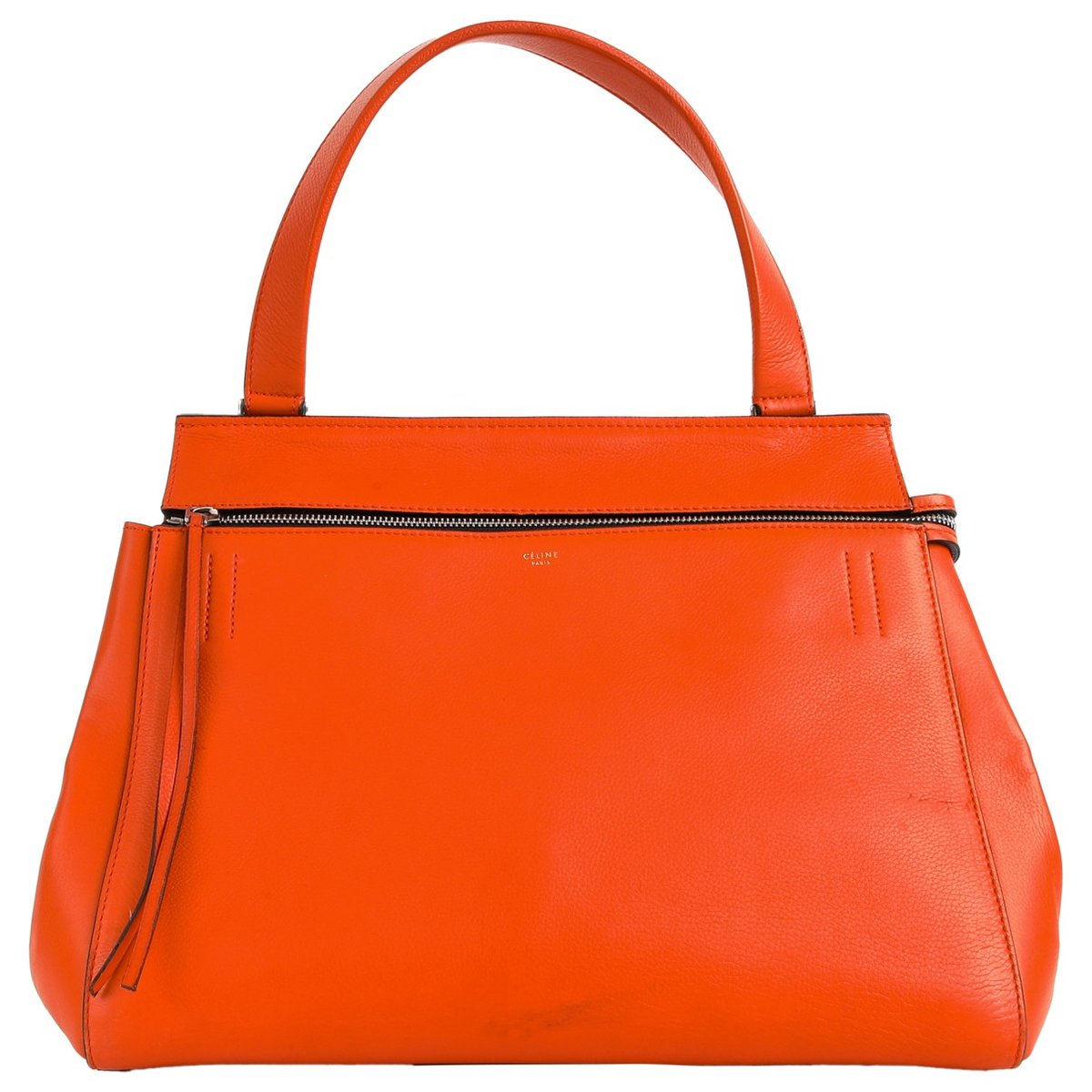 Edge leather handbag