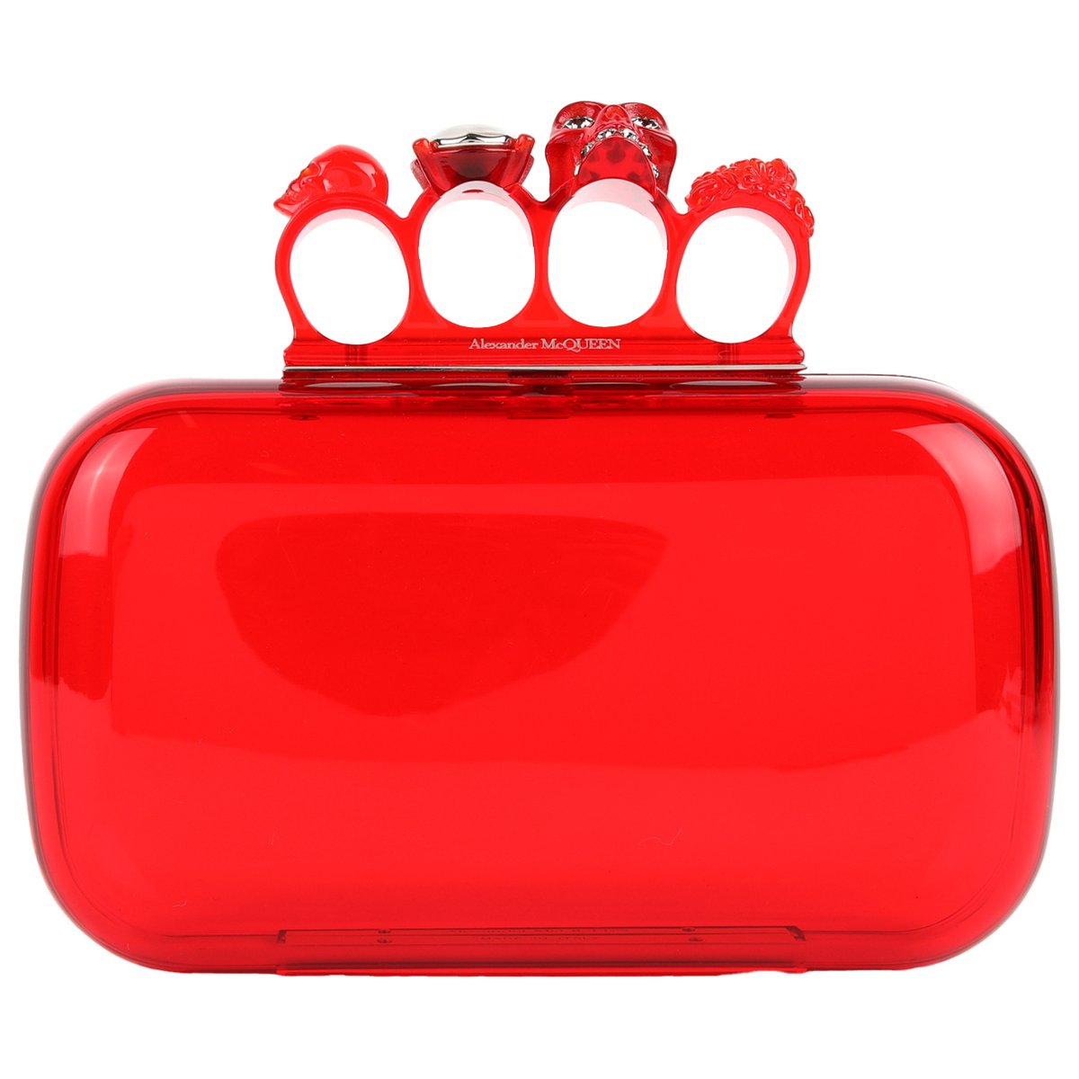 Skull clutch bag