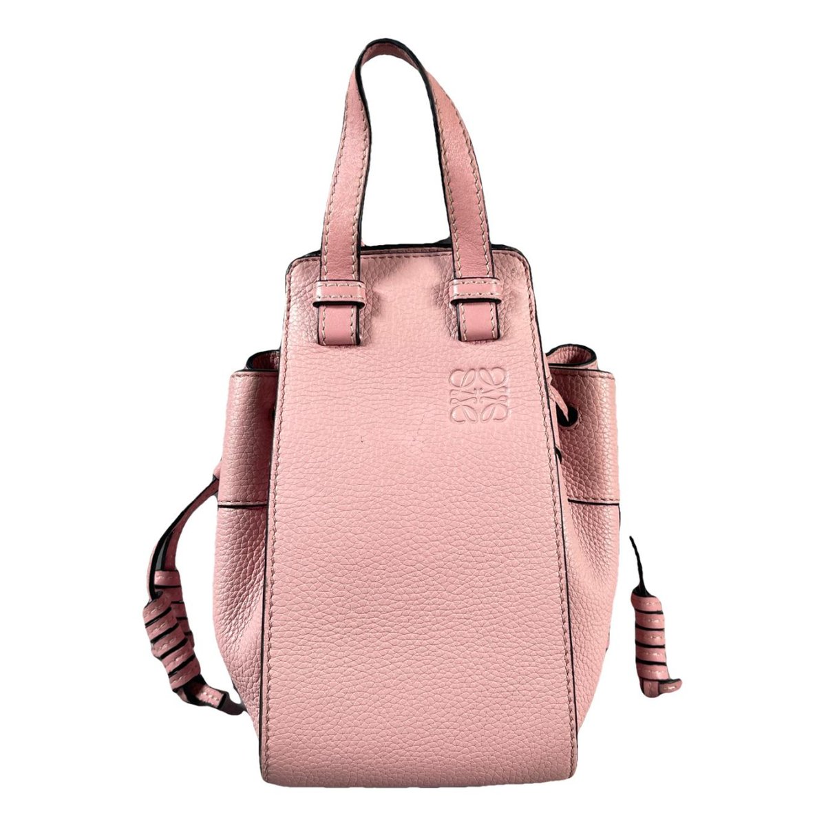 Hammock leather handbag