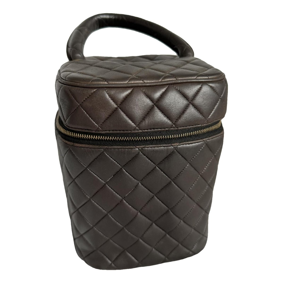 Trendy CC Vanity leather handbag