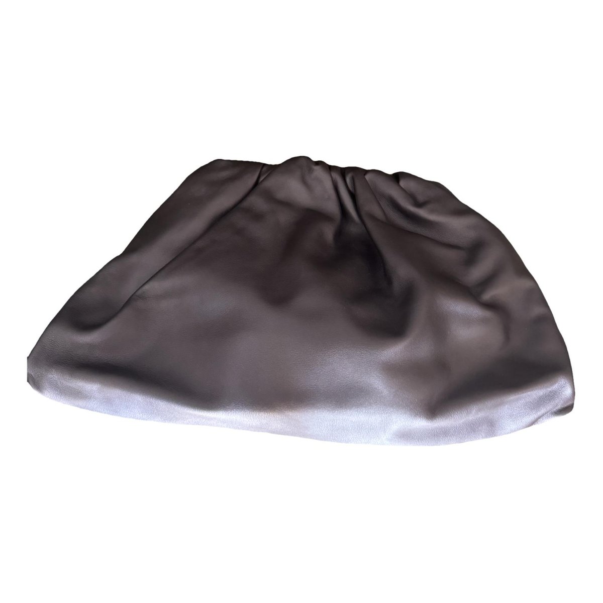 Pouch leather clutch bag