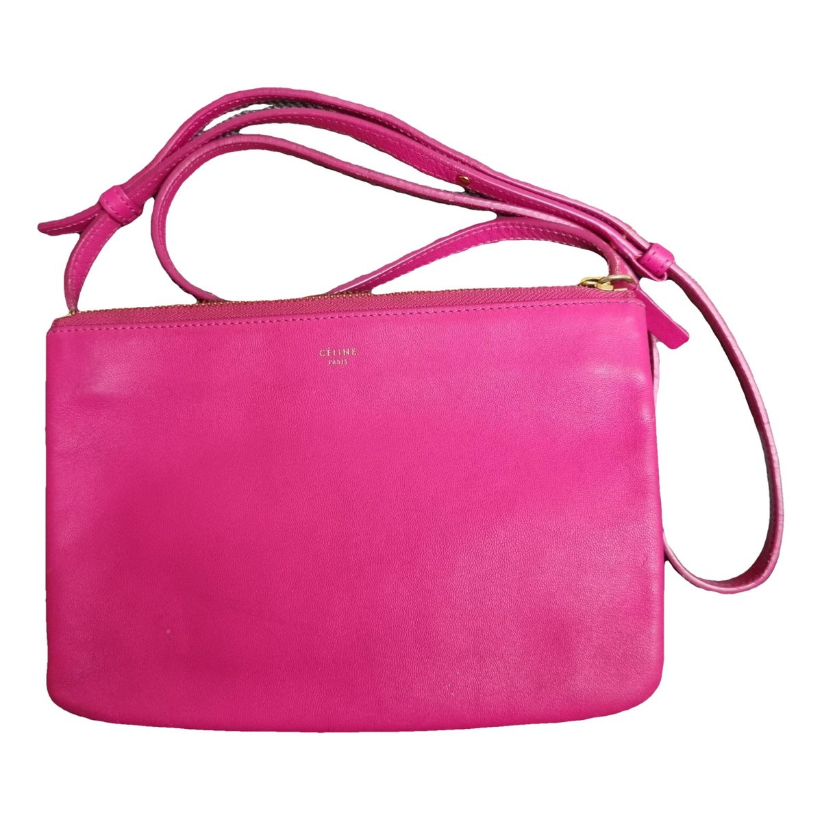 Trio leather crossbody bag