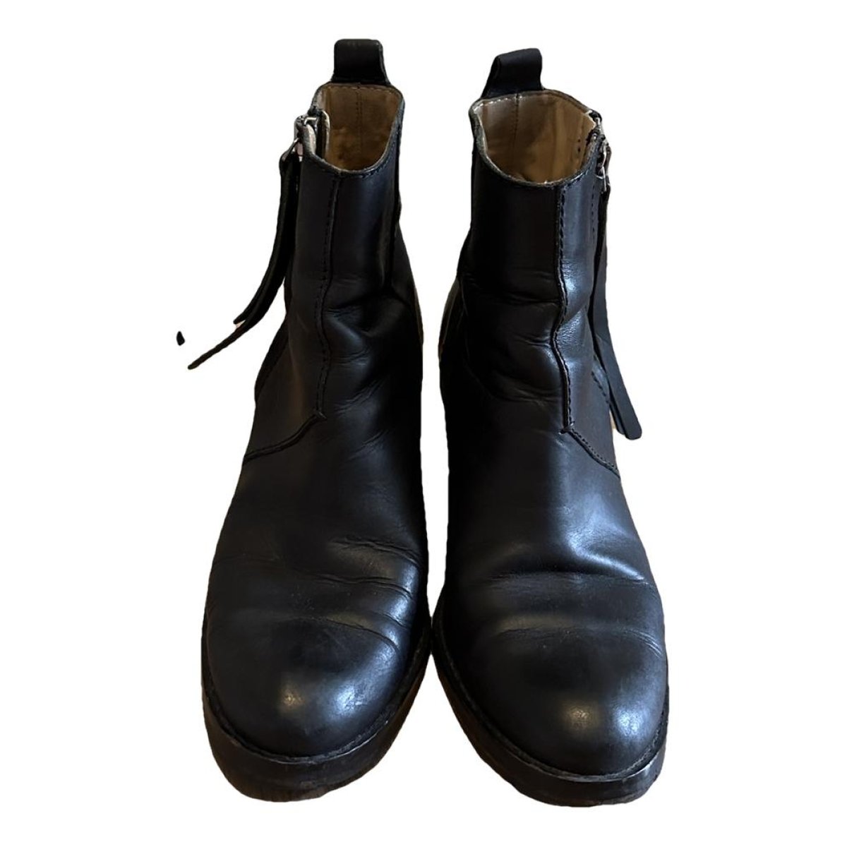Pistol leather boots