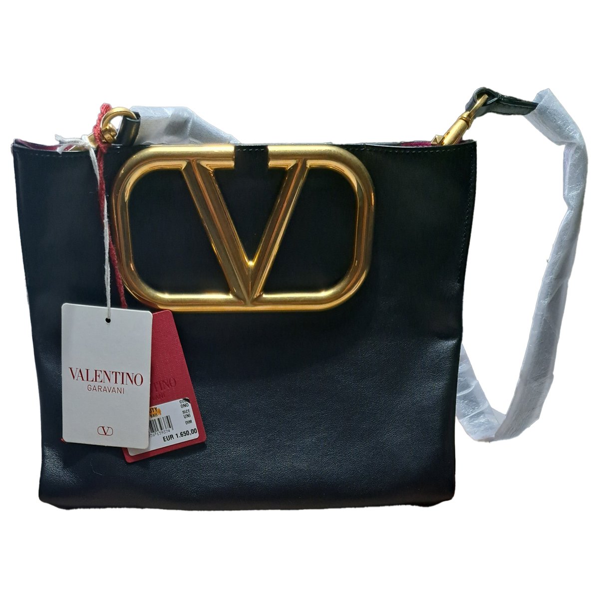 Stud Sign Hobo leather crossbody bag