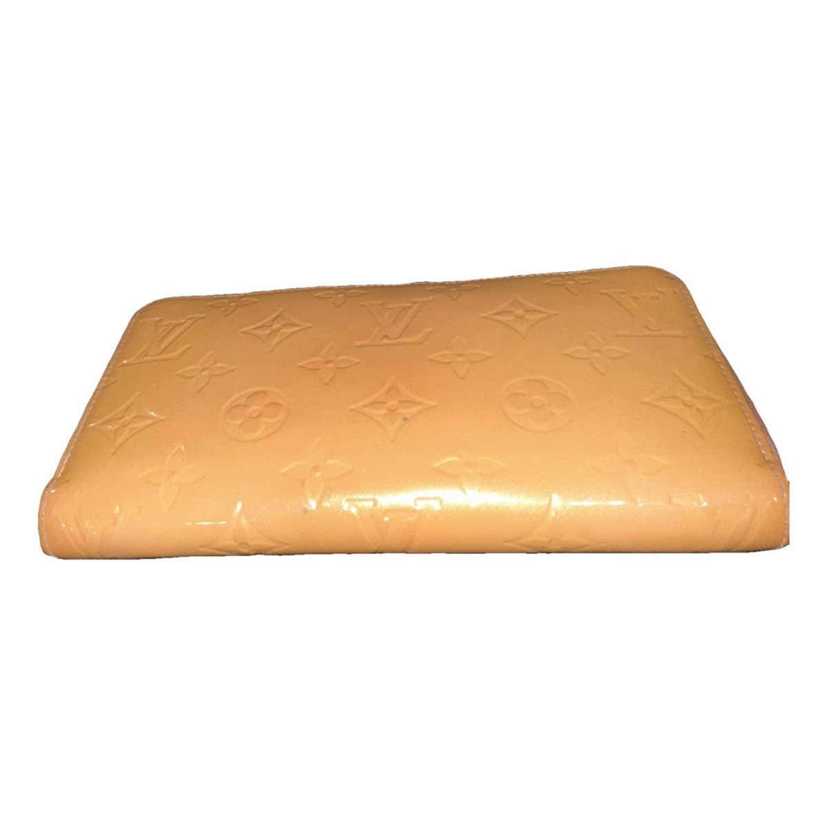 Zippy patent leather wallet