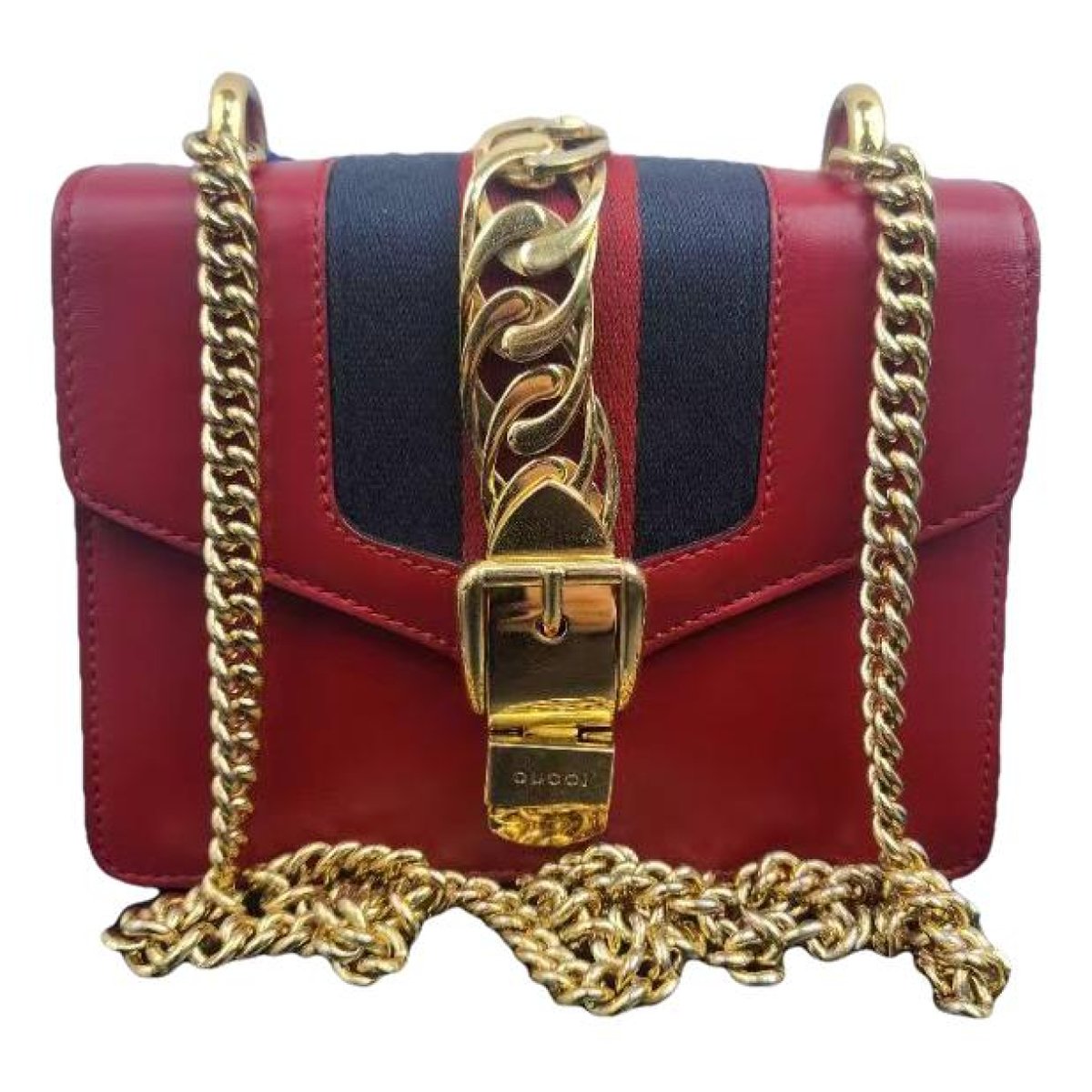 Sylvie Chain leather crossbody bag