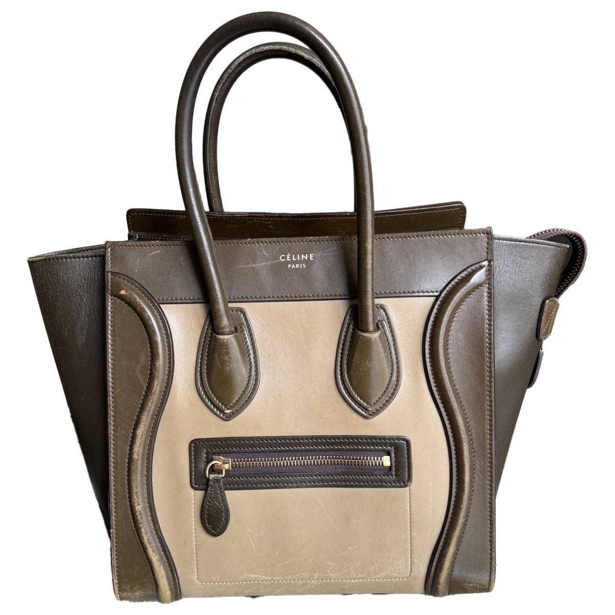Luggage leather handbag