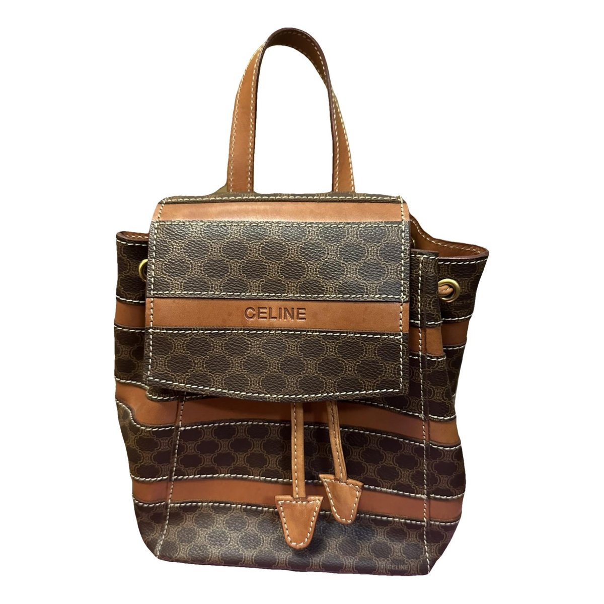 Folco leather backpack